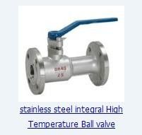 stainless steel integral High Temperature Ball valve