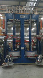 Two Mold PLC Vulcanizer Vertical Hydraulic Rubber Tire Curing Press